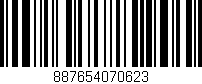 Código de barras (EAN, GTIN, SKU, ISBN): '887654070623'
