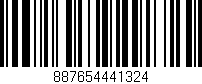 Código de barras (EAN, GTIN, SKU, ISBN): '887654441324'