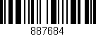 Código de barras (EAN, GTIN, SKU, ISBN): '887684'