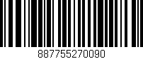 Código de barras (EAN, GTIN, SKU, ISBN): '887755270090'