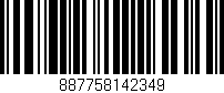 Código de barras (EAN, GTIN, SKU, ISBN): '887758142349'