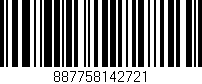 Código de barras (EAN, GTIN, SKU, ISBN): '887758142721'