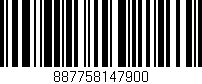 Código de barras (EAN, GTIN, SKU, ISBN): '887758147900'
