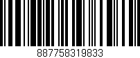 Código de barras (EAN, GTIN, SKU, ISBN): '887758319833'