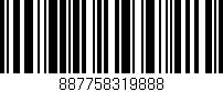 Código de barras (EAN, GTIN, SKU, ISBN): '887758319888'