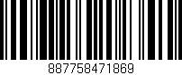 Código de barras (EAN, GTIN, SKU, ISBN): '887758471869'