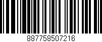 Código de barras (EAN, GTIN, SKU, ISBN): '887758507216'