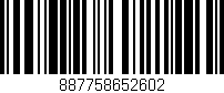 Código de barras (EAN, GTIN, SKU, ISBN): '887758652602'