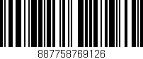 Código de barras (EAN, GTIN, SKU, ISBN): '887758769126'