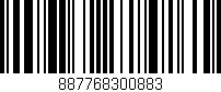 Código de barras (EAN, GTIN, SKU, ISBN): '887768300883'