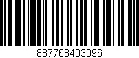 Código de barras (EAN, GTIN, SKU, ISBN): '887768403096'
