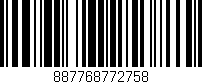 Código de barras (EAN, GTIN, SKU, ISBN): '887768772758'