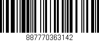 Código de barras (EAN, GTIN, SKU, ISBN): '887770363142'