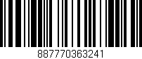 Código de barras (EAN, GTIN, SKU, ISBN): '887770363241'