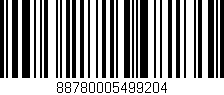Código de barras (EAN, GTIN, SKU, ISBN): '88780005499204'