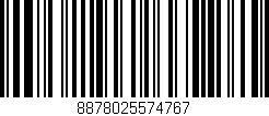 Código de barras (EAN, GTIN, SKU, ISBN): '8878025574767'