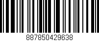 Código de barras (EAN, GTIN, SKU, ISBN): '887850429638'