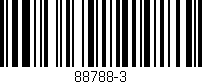 Código de barras (EAN, GTIN, SKU, ISBN): '88788-3'