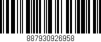 Código de barras (EAN, GTIN, SKU, ISBN): '887930926958'