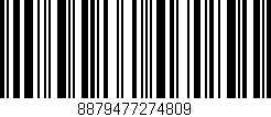 Código de barras (EAN, GTIN, SKU, ISBN): '8879477274809'