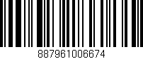 Código de barras (EAN, GTIN, SKU, ISBN): '887961006674'