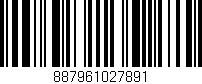 Código de barras (EAN, GTIN, SKU, ISBN): '887961027891'