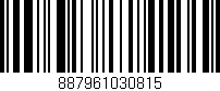 Código de barras (EAN, GTIN, SKU, ISBN): '887961030815'