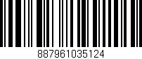 Código de barras (EAN, GTIN, SKU, ISBN): '887961035124'