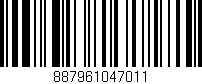 Código de barras (EAN, GTIN, SKU, ISBN): '887961047011'