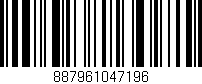 Código de barras (EAN, GTIN, SKU, ISBN): '887961047196'
