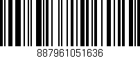 Código de barras (EAN, GTIN, SKU, ISBN): '887961051636'