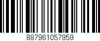 Código de barras (EAN, GTIN, SKU, ISBN): '887961057959'