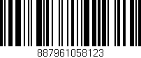 Código de barras (EAN, GTIN, SKU, ISBN): '887961058123'