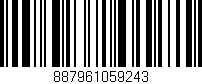 Código de barras (EAN, GTIN, SKU, ISBN): '887961059243'