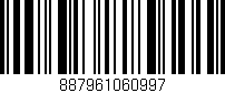 Código de barras (EAN, GTIN, SKU, ISBN): '887961060997'