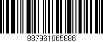 Código de barras (EAN, GTIN, SKU, ISBN): '887961065886'
