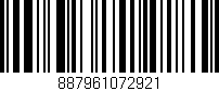 Código de barras (EAN, GTIN, SKU, ISBN): '887961072921'