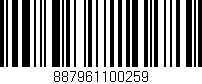Código de barras (EAN, GTIN, SKU, ISBN): '887961100259'
