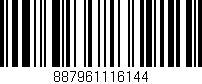 Código de barras (EAN, GTIN, SKU, ISBN): '887961116144'