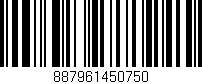 Código de barras (EAN, GTIN, SKU, ISBN): '887961450750'