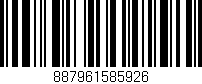 Código de barras (EAN, GTIN, SKU, ISBN): '887961585926'