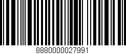 Código de barras (EAN, GTIN, SKU, ISBN): '8880000027991'