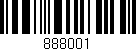 Código de barras (EAN, GTIN, SKU, ISBN): '888001'