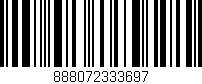 Código de barras (EAN, GTIN, SKU, ISBN): '888072333697'