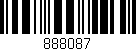 Código de barras (EAN, GTIN, SKU, ISBN): '888087'