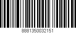 Código de barras (EAN, GTIN, SKU, ISBN): '8881350032151'