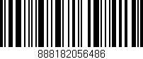 Código de barras (EAN, GTIN, SKU, ISBN): '888182056486'