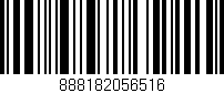 Código de barras (EAN, GTIN, SKU, ISBN): '888182056516'