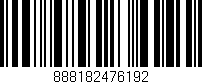 Código de barras (EAN, GTIN, SKU, ISBN): '888182476192'