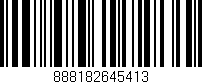 Código de barras (EAN, GTIN, SKU, ISBN): '888182645413'